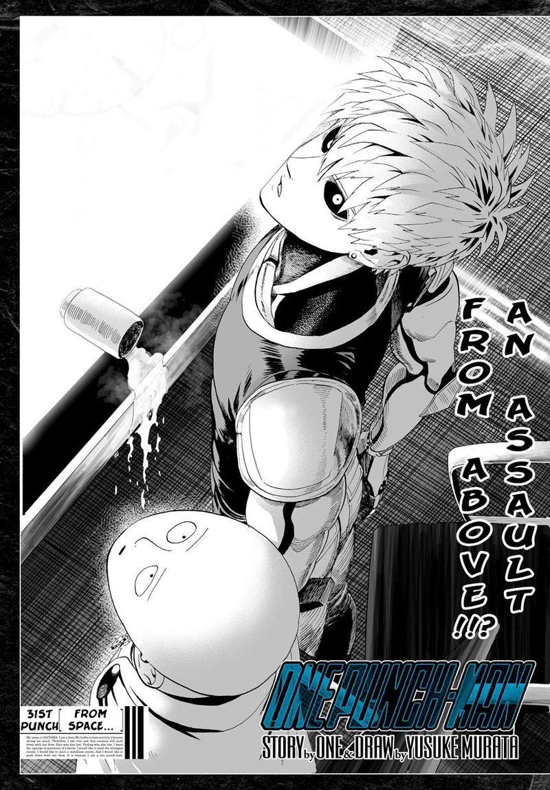 One Punch Man Manga Chapter 32 page 1 - From Space...