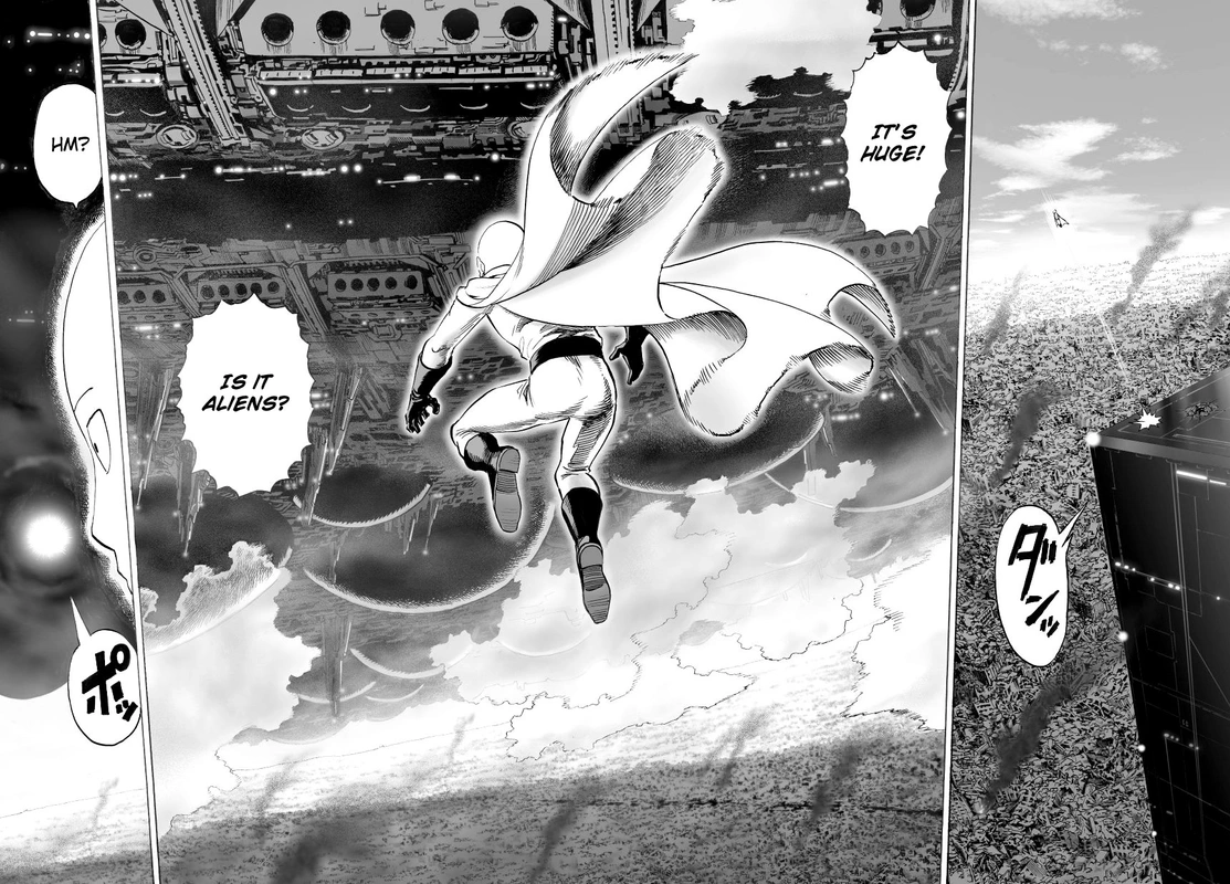 One Punch Man Manga Chapter 32 page 17 - From Space...
