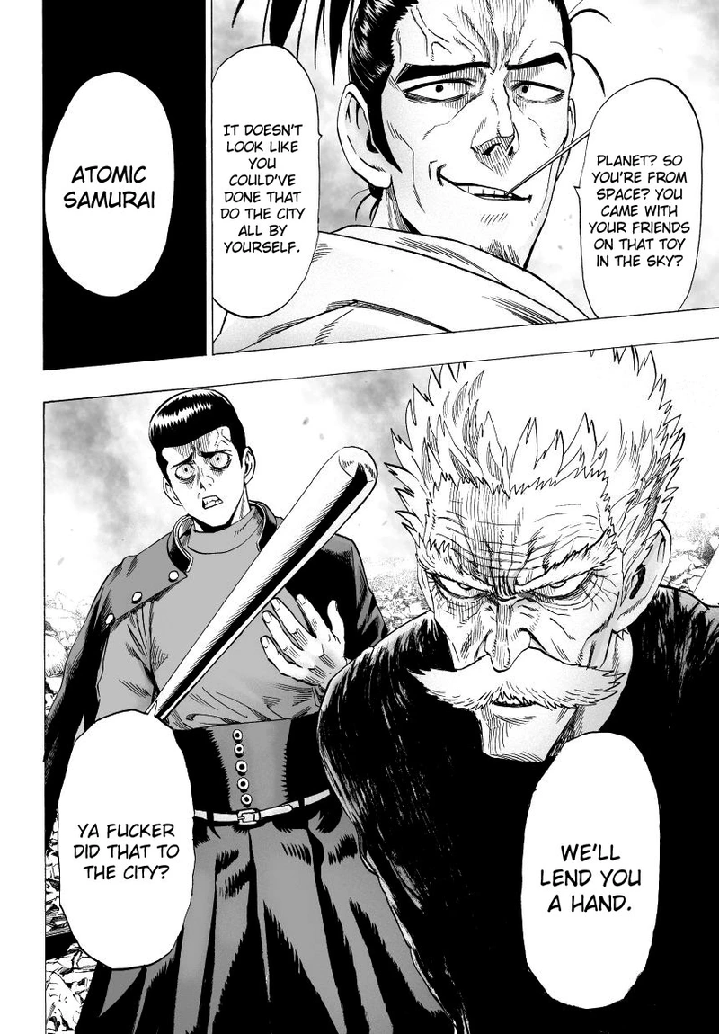 One Punch Man Manga Chapter 32 page 35 - From Space...