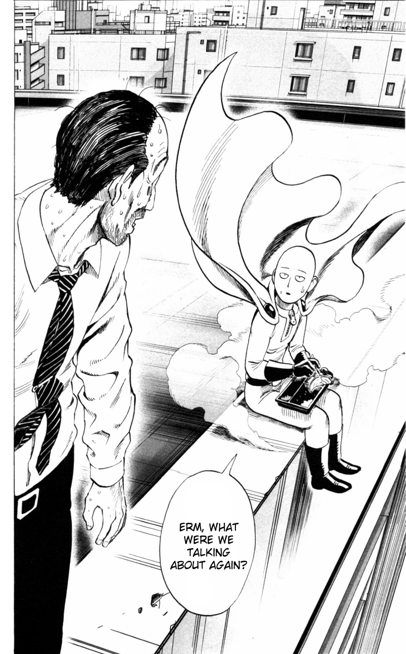 One Punch Man Manga Chapter 34.5 page 14 - Salmon | Volume 6 Extras