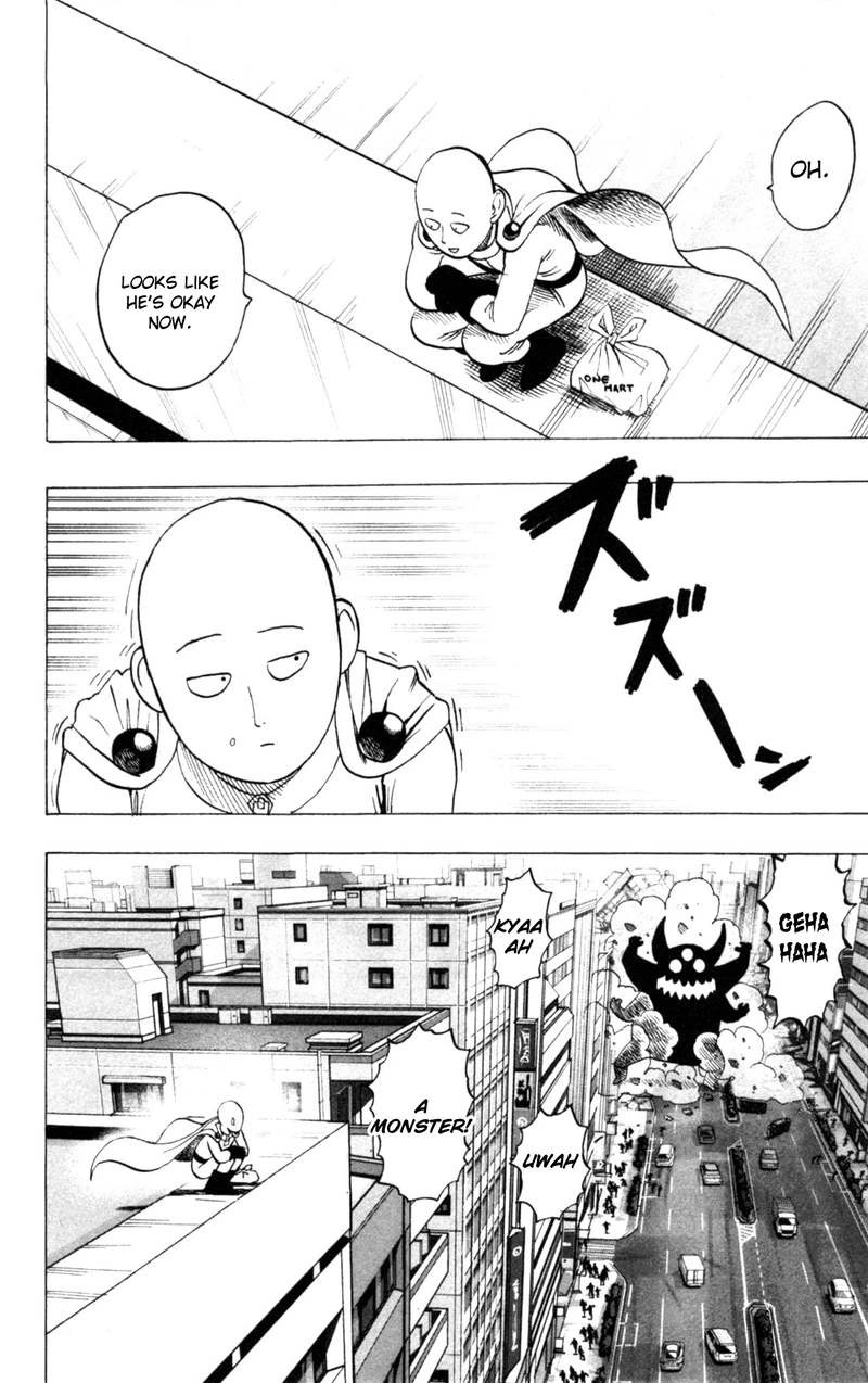 One Punch Man Manga Chapter 34.5 page 20 - Salmon | Volume 6 Extras