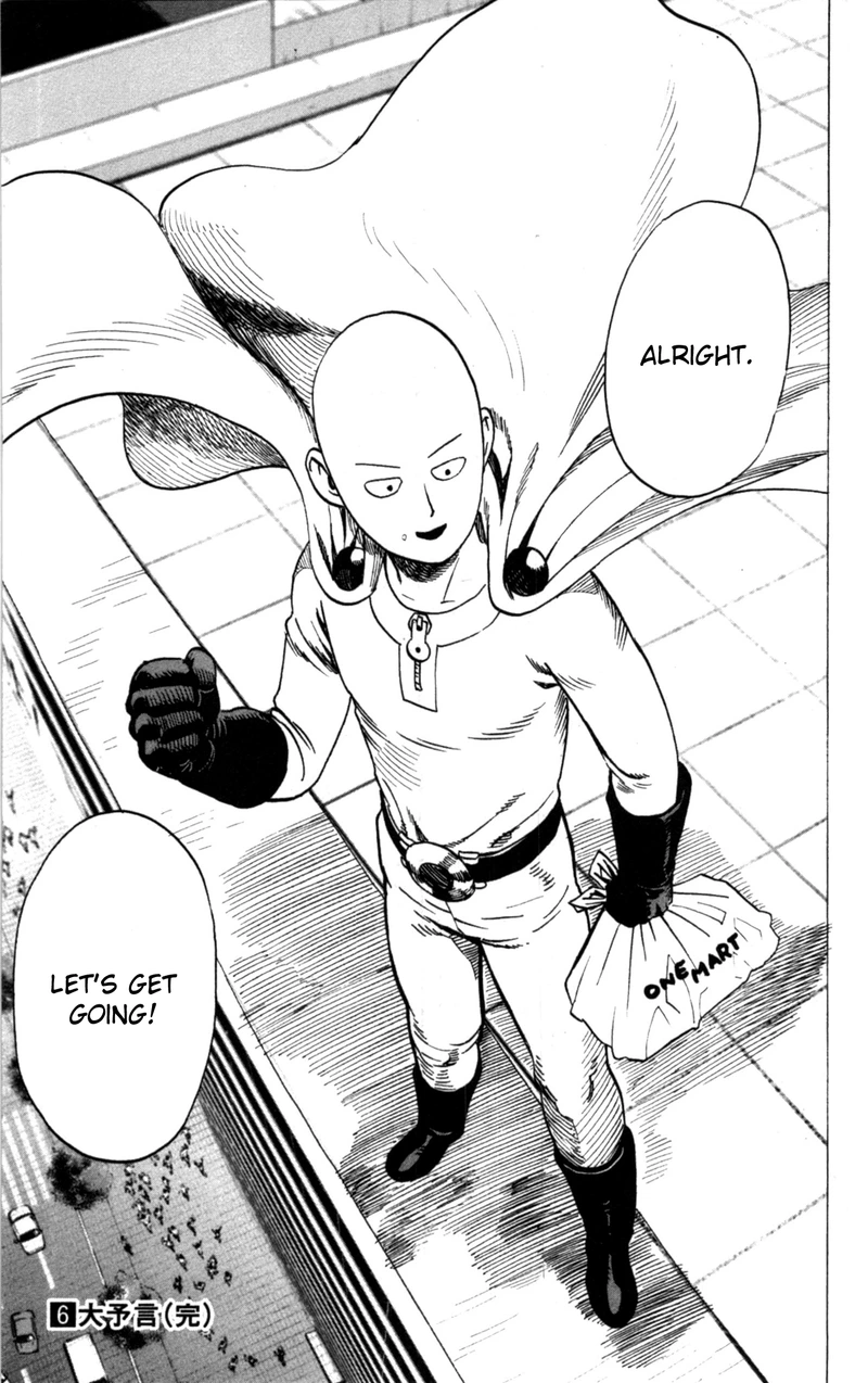 One Punch Man Manga Chapter 34.5 page 21 - Salmon | Volume 6 Extras