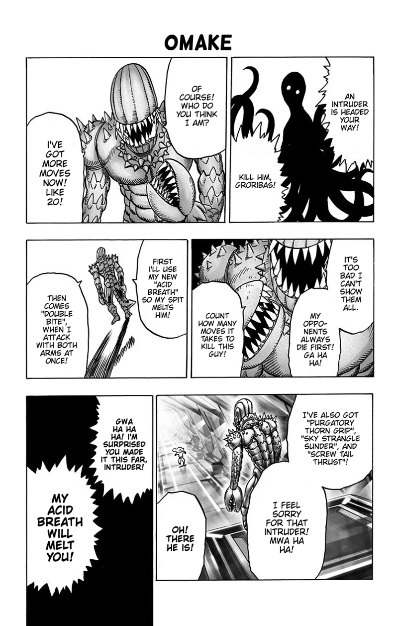 One Punch Man Manga Chapter 34.5 page 25 - Salmon | Volume 6 Extras