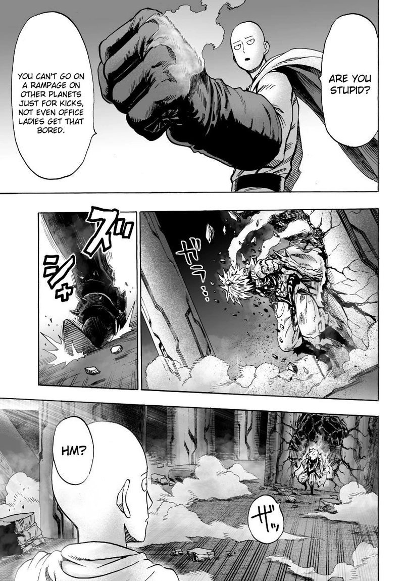 One Punch Man Manga Chapter 34 page 11 - Are You Stupid