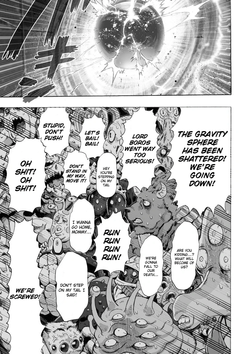 One Punch Man Manga Chapter 36 page 45 - The Power of Boros