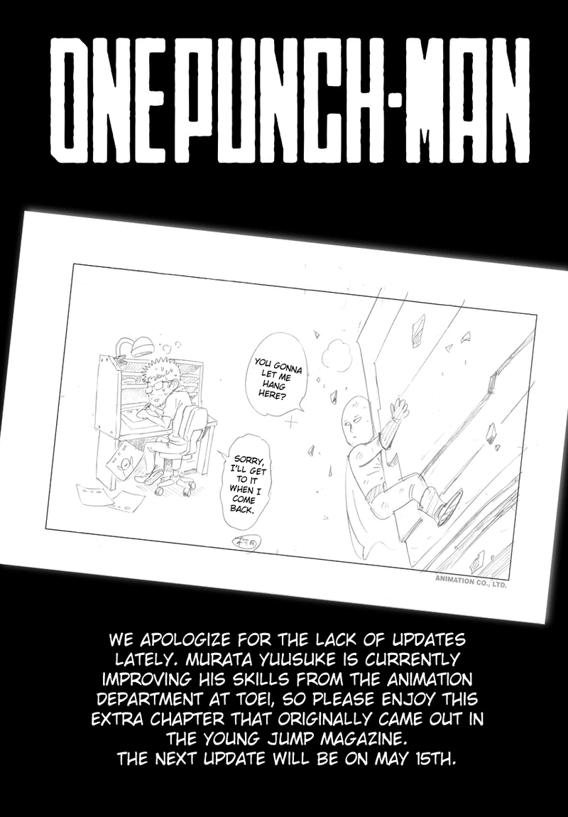 One Punch Man Manga Chapter 37.8 page 1 - Pork Cutlet Bowl | Volume 7 Extras