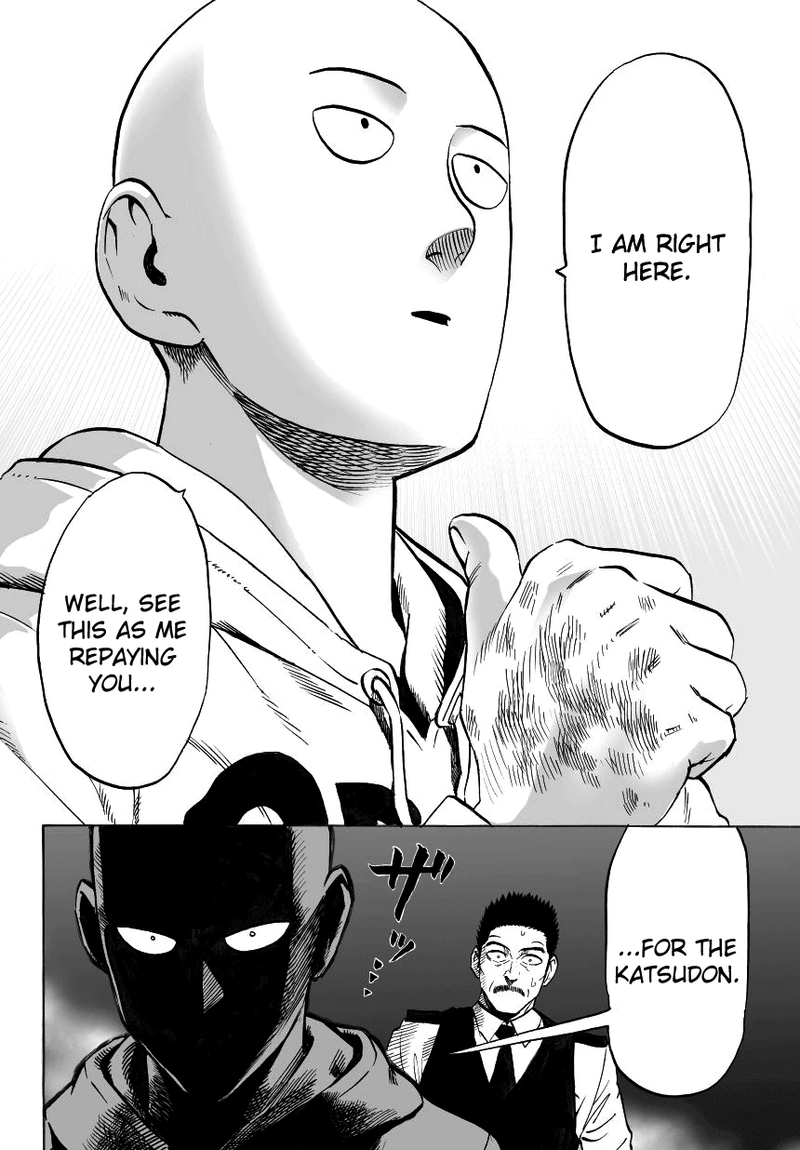One Punch Man Manga Chapter 37.8 page 21 - Pork Cutlet Bowl | Volume 7 Extras
