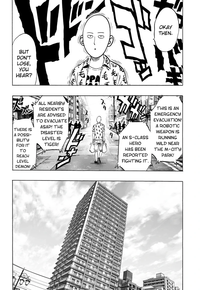 One Punch Man Manga Chapter 38 page 40 - King
