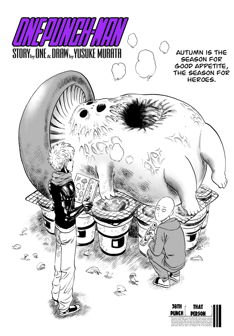 One Punch Man Manga Chapter 39 page 1 - That Person