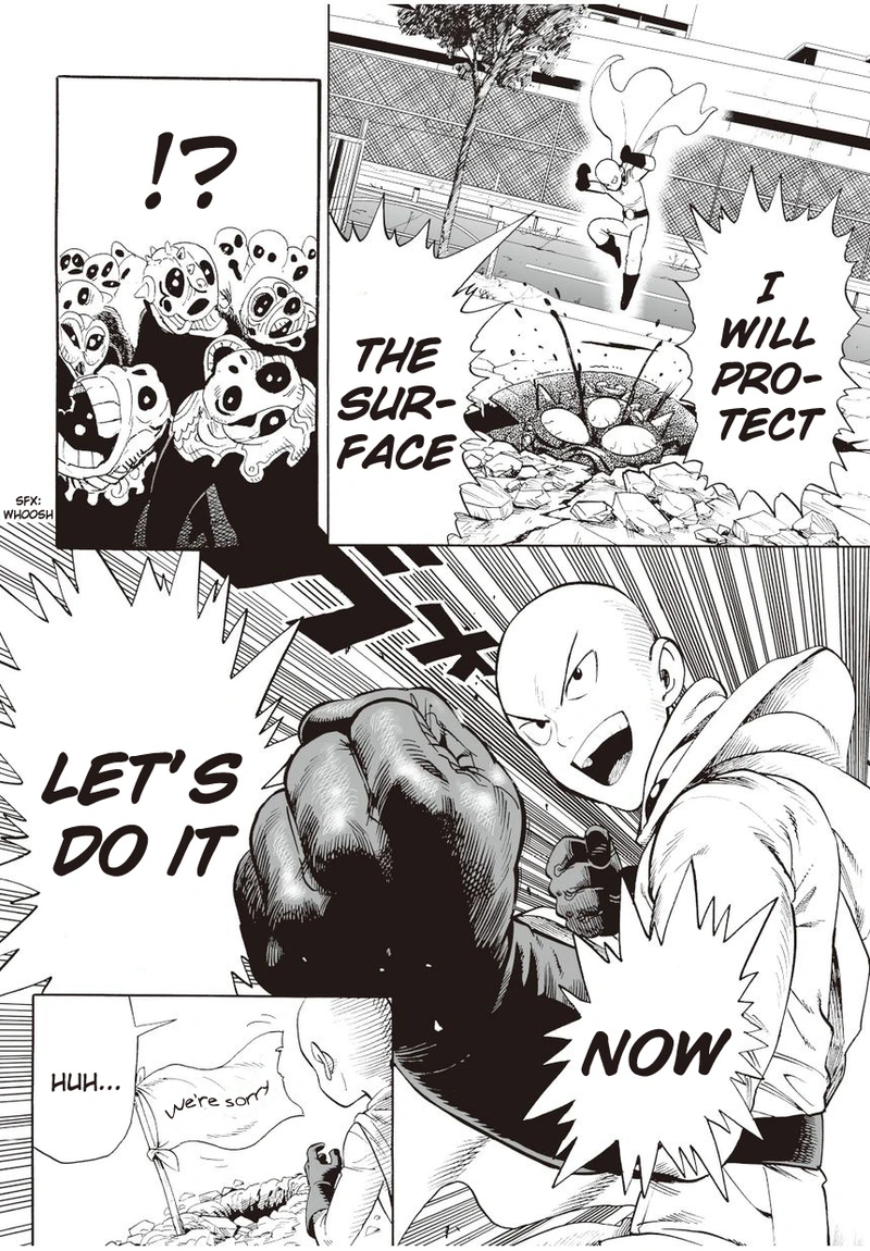 One Punch Man Manga Chapter 4 page 19 - Dark Undergrounders