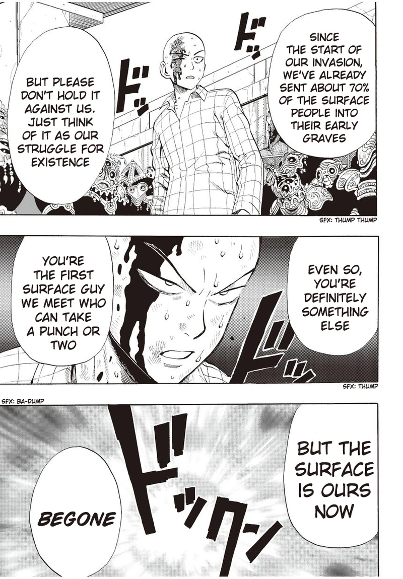 One Punch Man Manga Chapter 4 page 9 - Dark Undergrounders