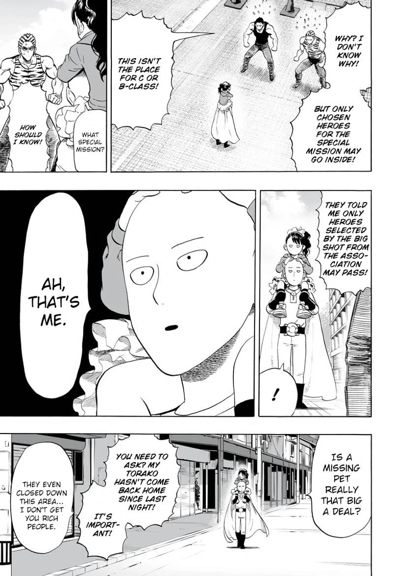 One Punch Man Manga Chapter 40.6 page 13 - Lost Cat | Volume 8 Extras