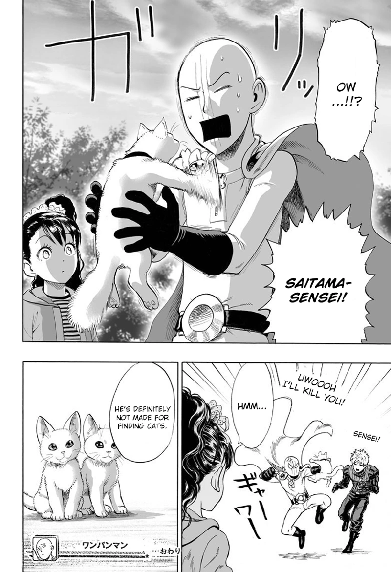 One Punch Man Manga Chapter 40.6 page 32 - Lost Cat | Volume 8 Extras