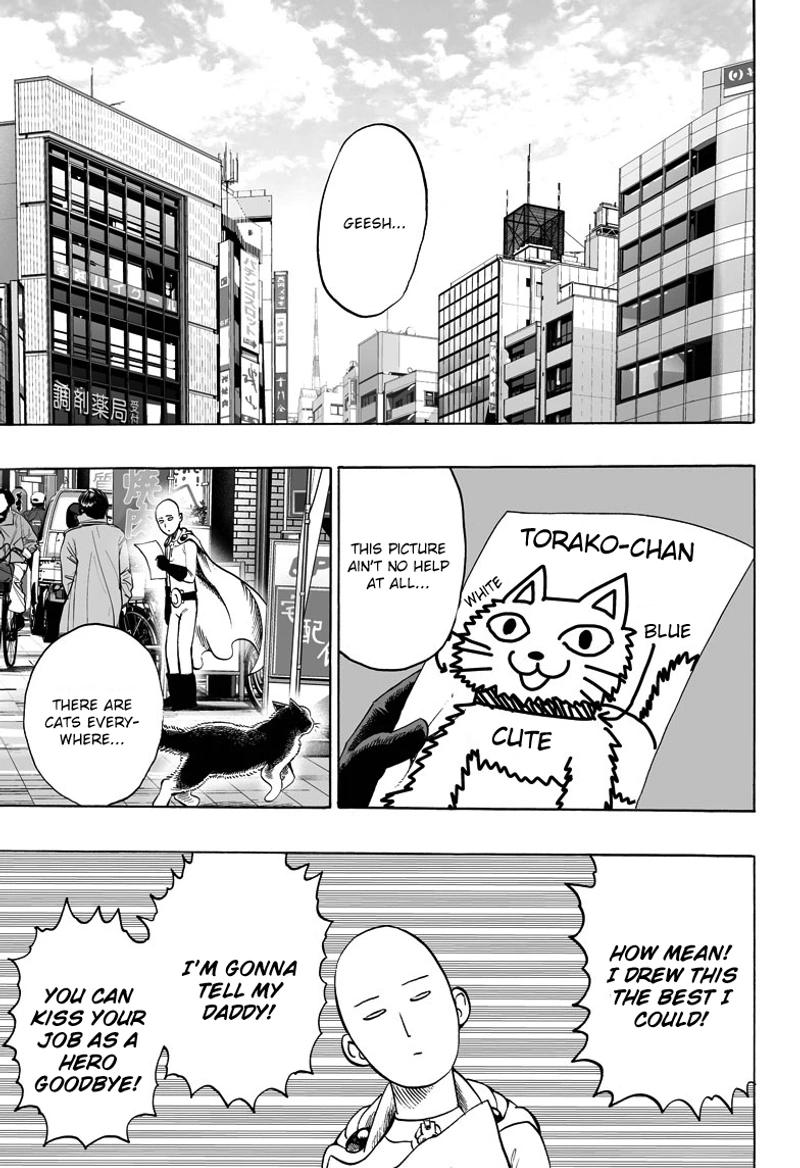 One Punch Man Manga Chapter 40.6 page 5 - Lost Cat | Volume 8 Extras