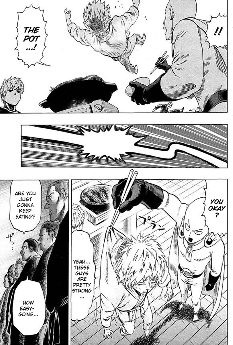 One Punch Man Manga Chapter 40.7 page 15 - Lobster | Volume 8 Extras