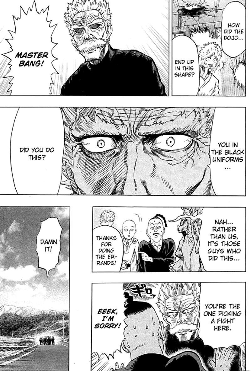 One Punch Man Manga Chapter 40.7 page 19 - Lobster | Volume 8 Extras