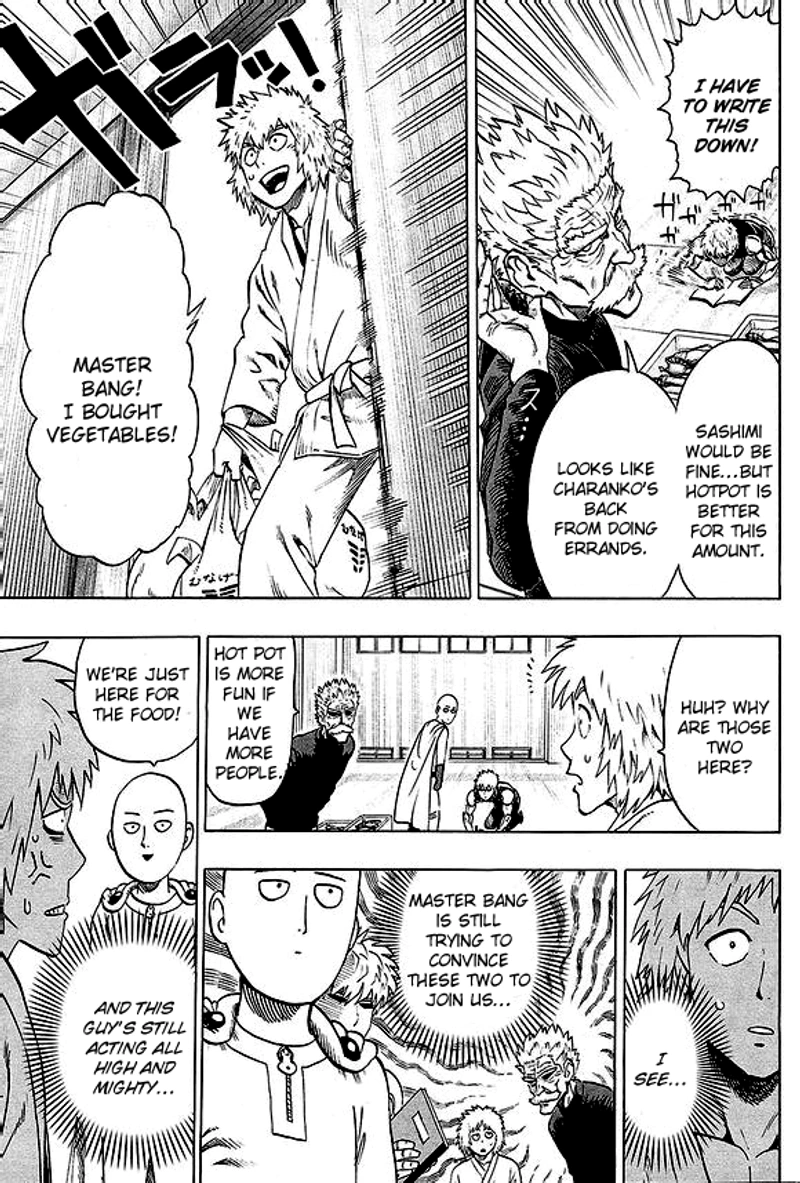 One Punch Man Manga Chapter 40.7 page 5 - Lobster | Volume 8 Extras