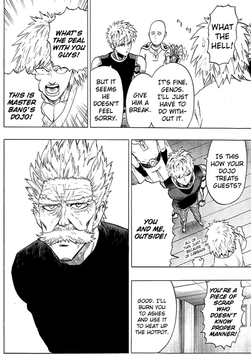 One Punch Man Manga Chapter 40.7 page 8 - Lobster | Volume 8 Extras