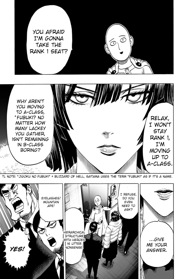 One Punch Man Manga Chapter 42 page 15 - Blizzard Group