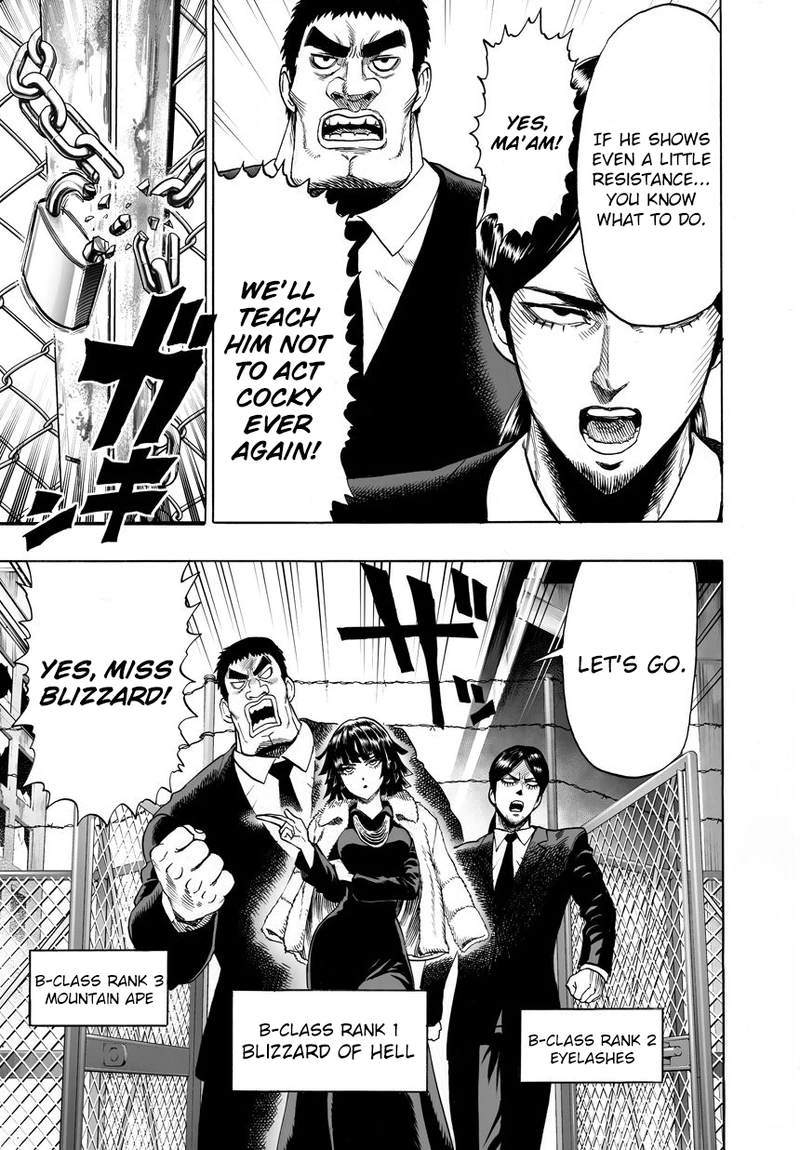 One Punch Man Manga Chapter 42 page 3 - Blizzard Group