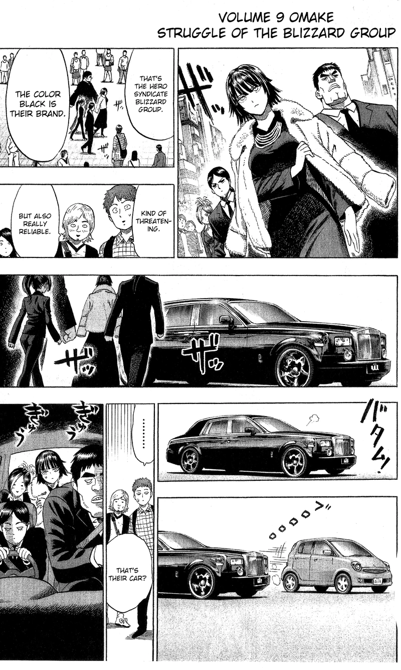 One Punch Man Manga Chapter 47.5 page 4 - Struggle of the Blizzard Group | Volume 9 Extras