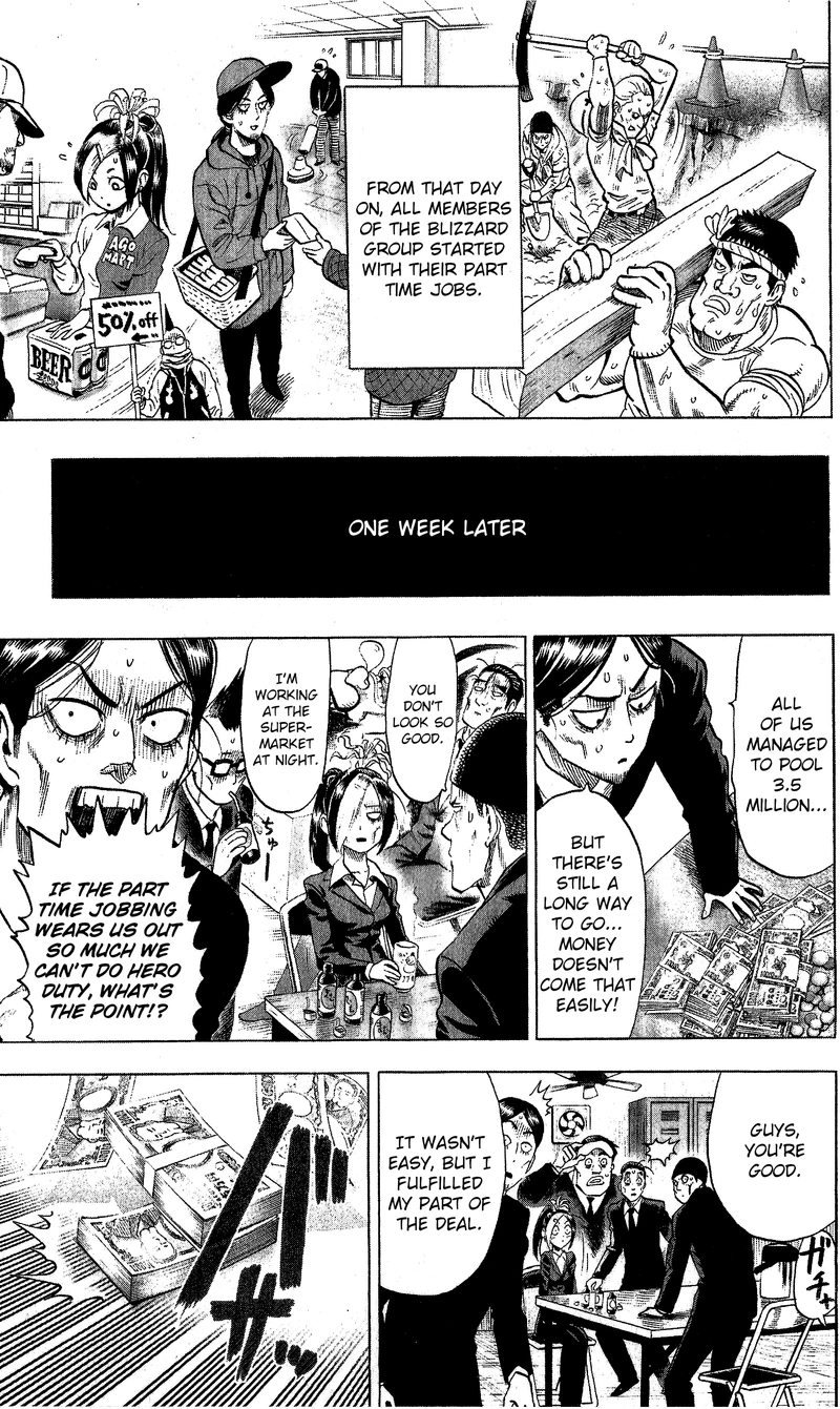 One Punch Man Manga Chapter 47.5 page 6 - Struggle of the Blizzard Group | Volume 9 Extras