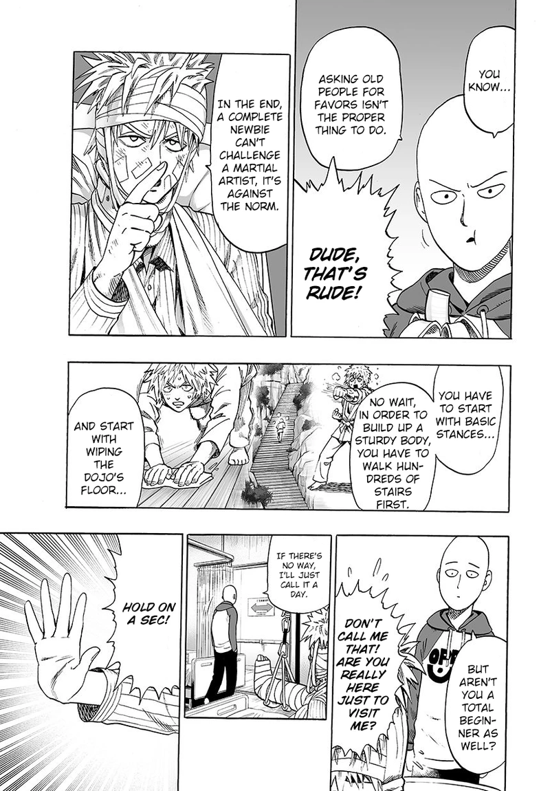 One Punch Man Manga Chapter 49 page 10 - I'm Bored Anyway