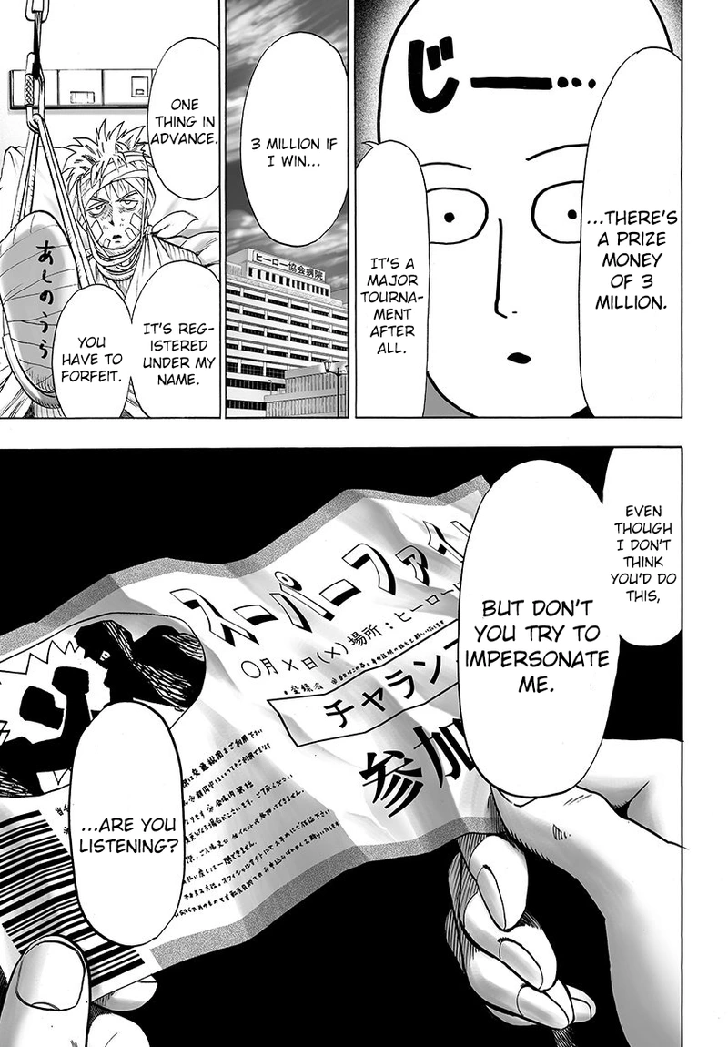 One Punch Man Manga Chapter 49 page 12 - I'm Bored Anyway