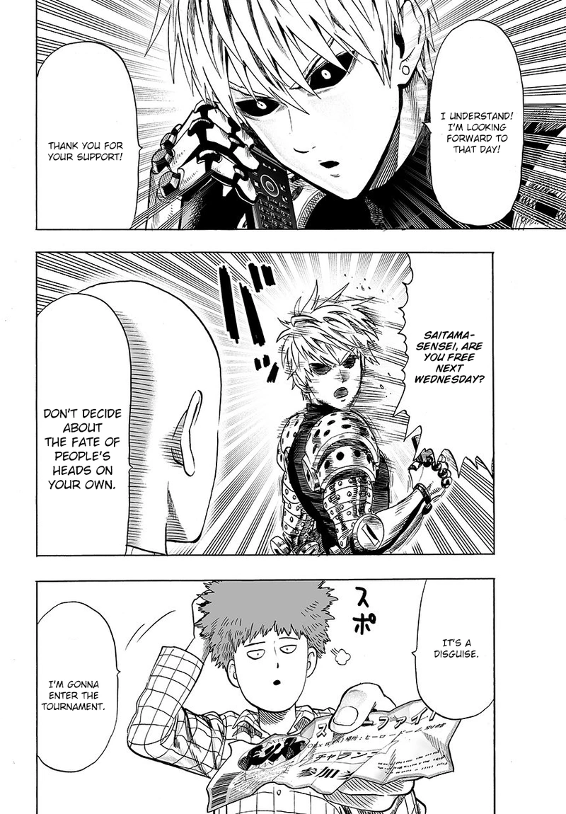 One Punch Man Manga Chapter 51 page 15 - Headgear