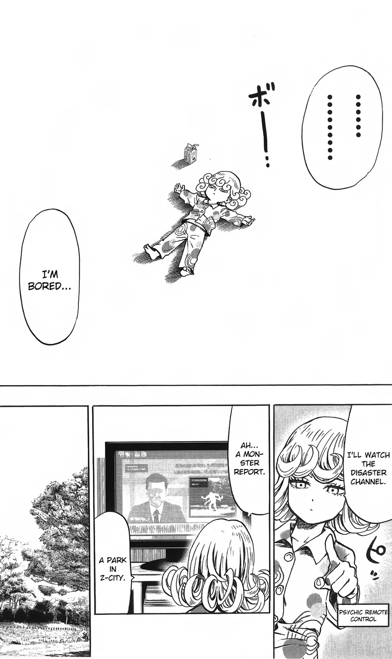 One Punch Man Manga Chapter 55.6 page 7 - Tatsumaki's Day Off | Volume 10 Extras
