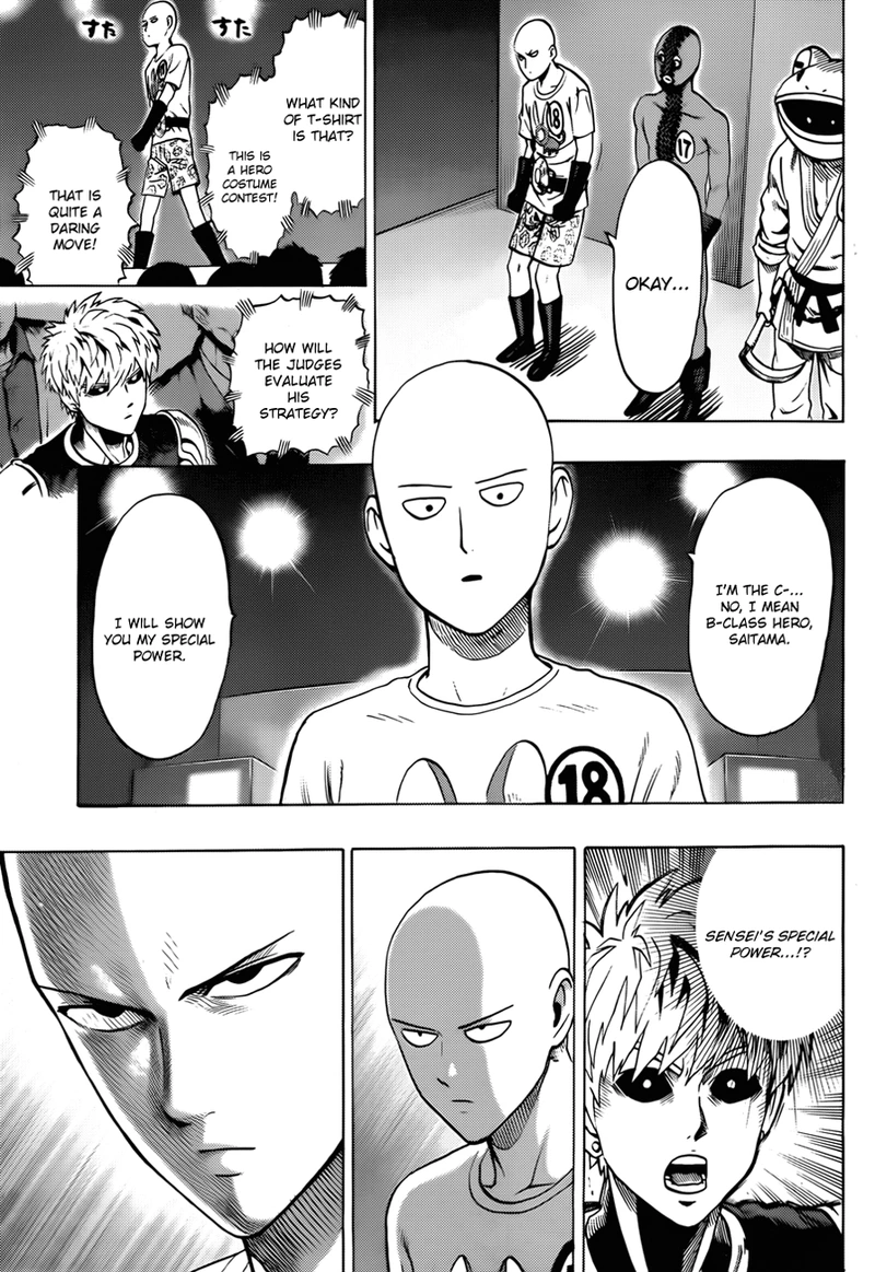 One Punch Man Manga Chapter 55.7 page 10 - Sense | Volume 10 Extras