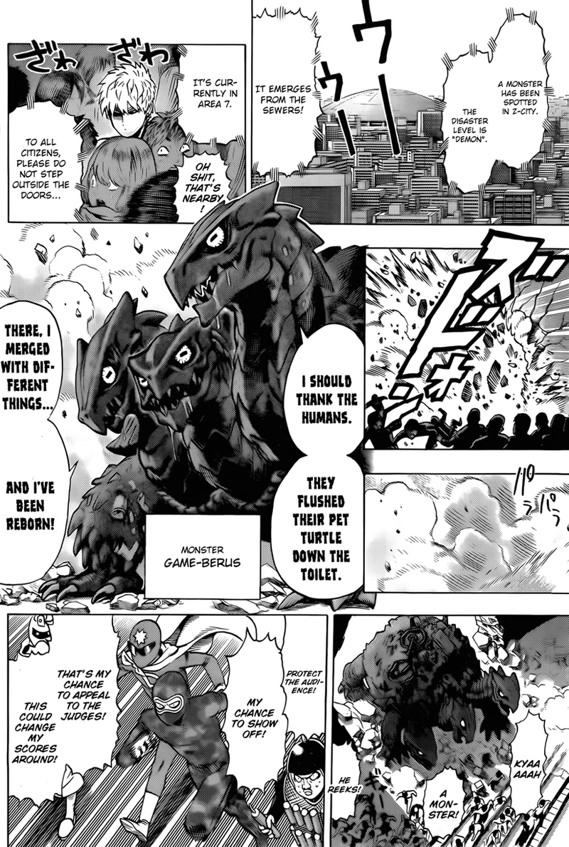 One Punch Man Manga Chapter 55.7 page 13 - Sense | Volume 10 Extras