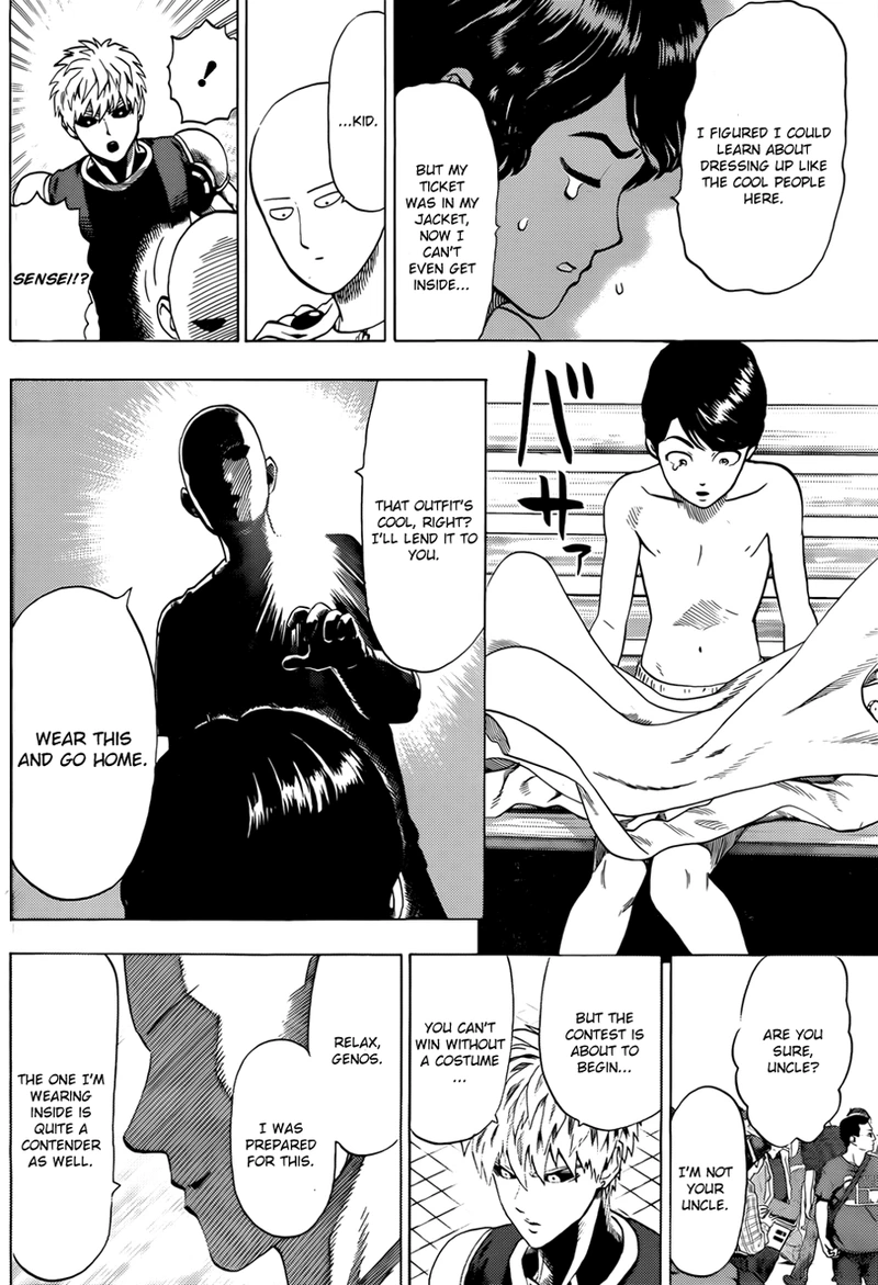 One Punch Man Manga Chapter 55.7 page 5 - Sense | Volume 10 Extras