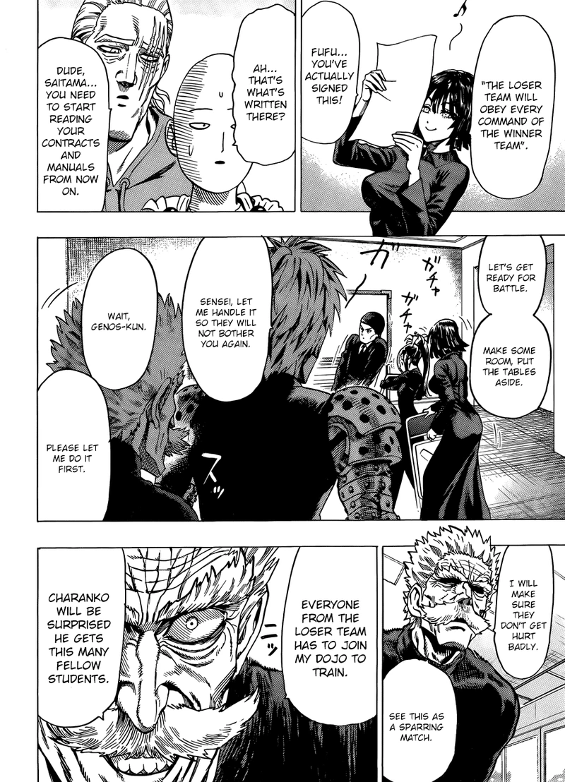 One Punch Man Manga Chapter 55.8 page 10 - Numbers | Volume 10 Extras