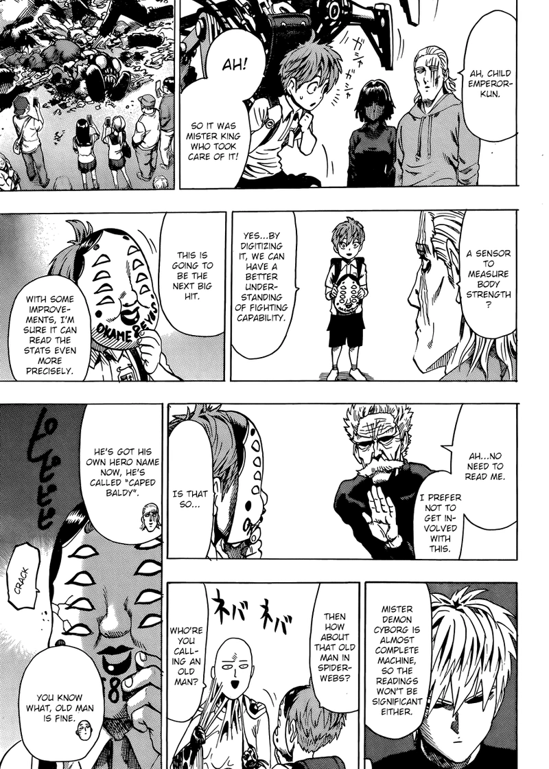 One Punch Man Manga Chapter 55.8 page 24 - Numbers | Volume 10 Extras