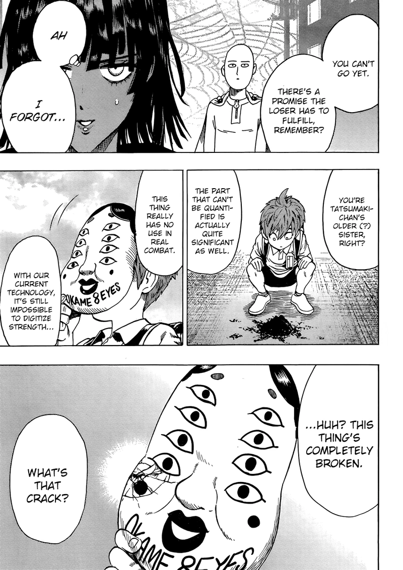 One Punch Man Manga Chapter 55.8 page 32 - Numbers | Volume 10 Extras