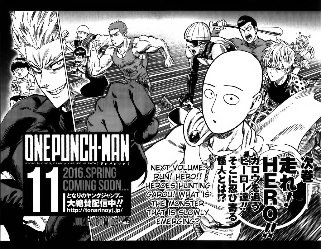 One Punch Man Manga Chapter 55.8 page 35 - Numbers | Volume 10 Extras