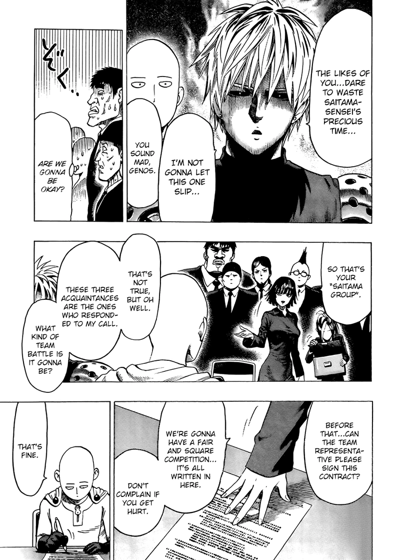 One Punch Man Manga Chapter 55.8 page 9 - Numbers | Volume 10 Extras