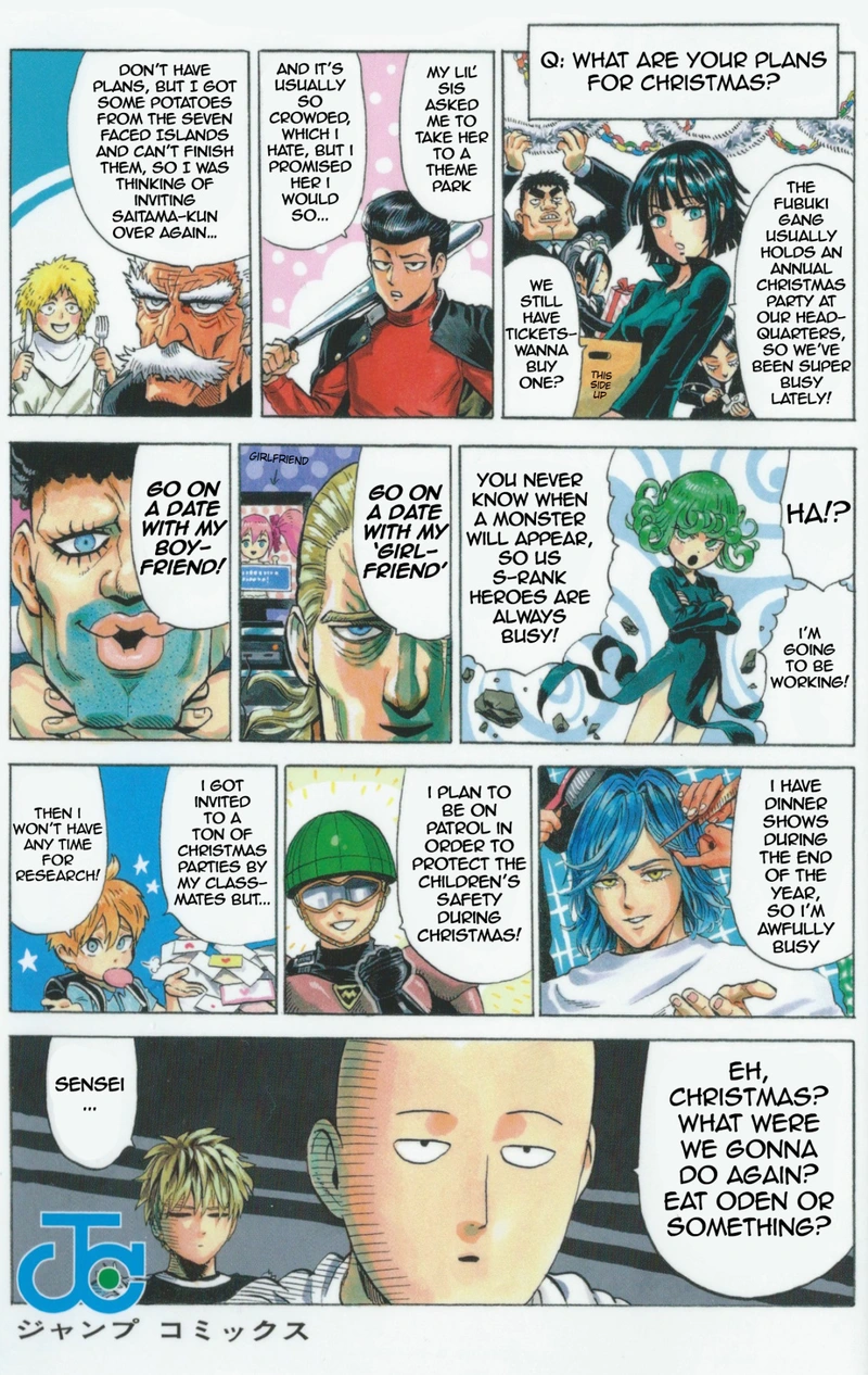 One Punch Man Manga Chapter 55.9 page 2 - Christmas Special | 7 Eleven Extras