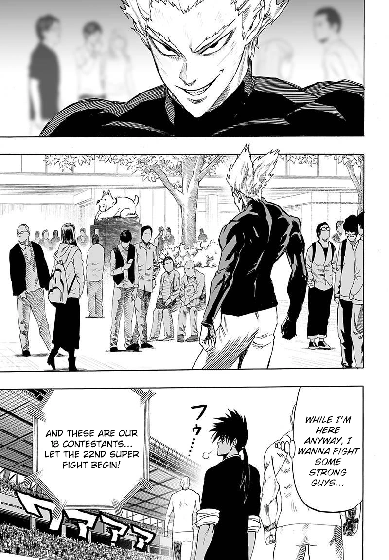 One Punch Man Manga Chapter 60 page 13 - Entering the Stadium
