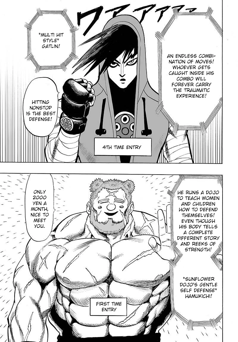 One Punch Man Manga Chapter 60 page 5 - Entering the Stadium