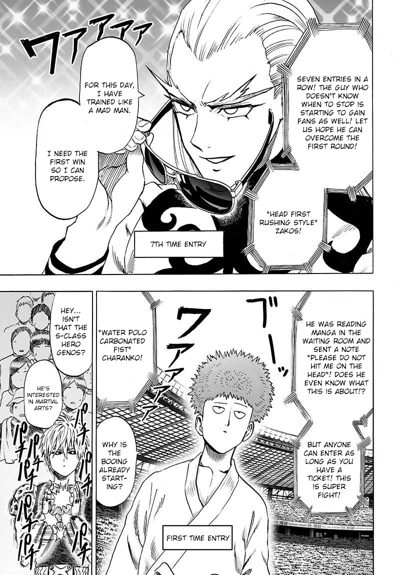 One Punch Man Manga Chapter 60 page 9 - Entering the Stadium
