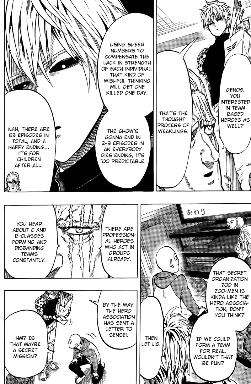 One Punch Man Manga Chapter 61.6 page 6 - Squadron | Volume 11 Extras