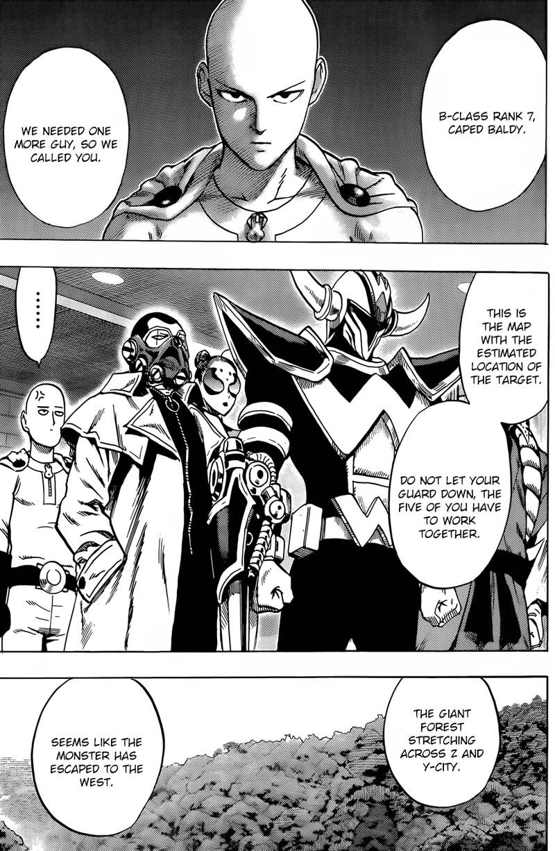 One Punch Man Manga Chapter 61.6 page 9 - Squadron | Volume 11 Extras