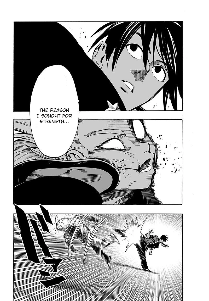 One Punch Man Manga Chapter 62 page 14 - Reason for Seeking