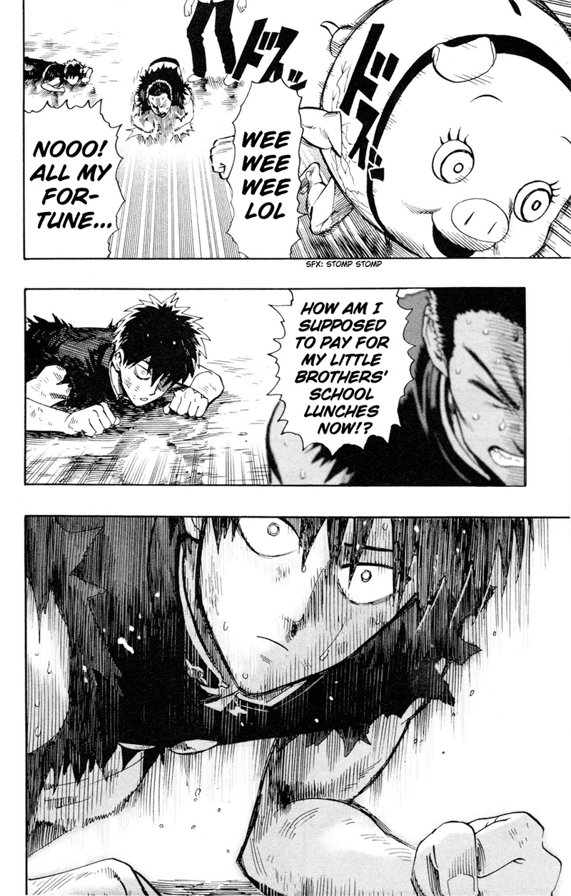 One Punch Man Manga Chapter 8.5 page 16 - 200 Yen | Volume 1 Extras