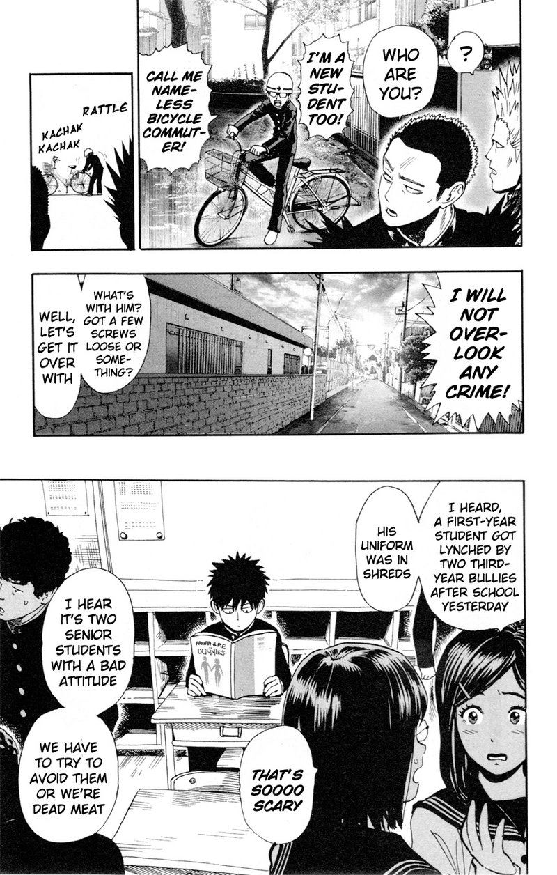 One Punch Man Manga Chapter 8.5 page 5 - 200 Yen | Volume 1 Extras