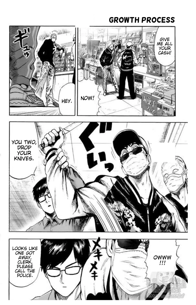 One Punch Man Manga Chapter 84.5 page 4 - Growth Process | Volume 16 Extras