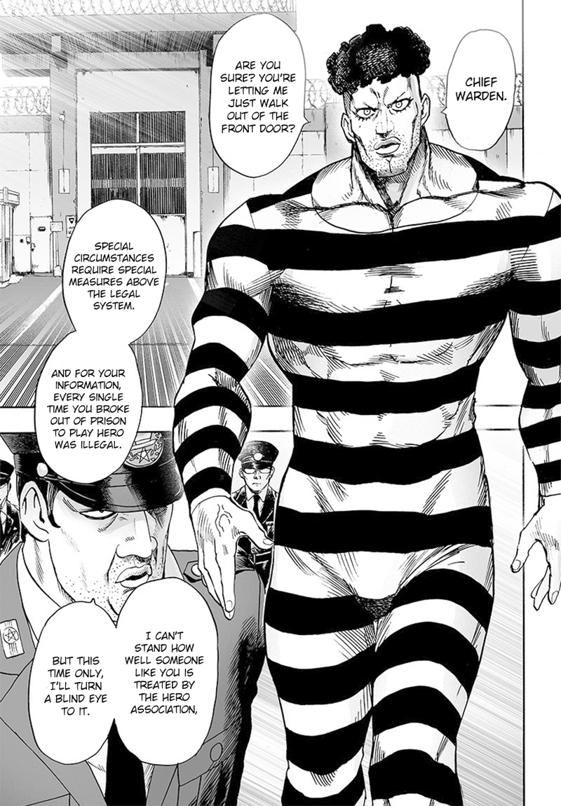 One Punch Man Manga Chapter 85 page 21 - Is it Because I'm Caped Baldy?
