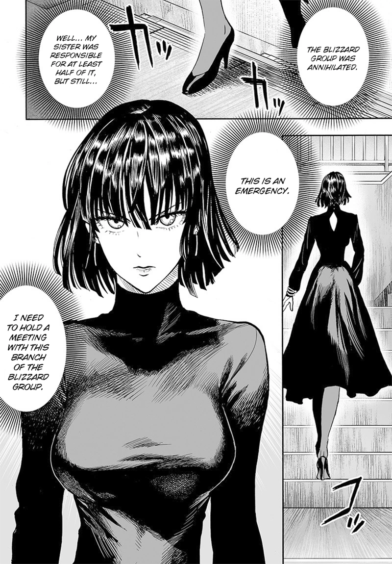One Punch Man Manga Chapter 85 page 28 - Is it Because I'm Caped Baldy?